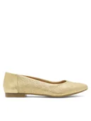 Baleriny - Lasocki Baleriny RST-KAJA-28 Złoty - miniaturka - grafika 1