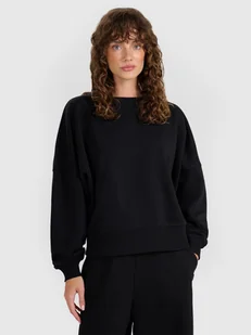 4F Bluza dresowa nierozpinana bez kaptura damska - czarna L - Bluzy damskie 4F Bluza dresowa nierozpinana bez kaptura damska - czarna L - Bluzy damskie - miniaturka - grafika 1