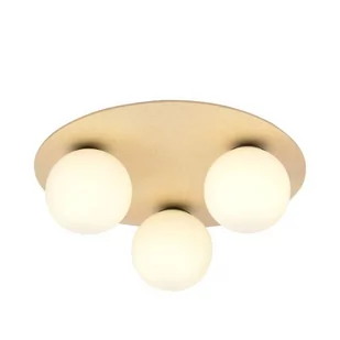 Emibig Kenzo lampa sufitowa 3-punktowa brązowa/biała 1142/3B 1142/3B - Lampy sufitowe - miniaturka - grafika 1