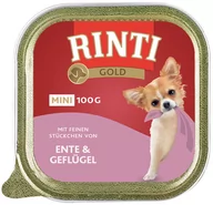 Mokra karma dla psów - RINTI Gold Mini, 6 x 100 g - Kaczka z drobiem - miniaturka - grafika 1