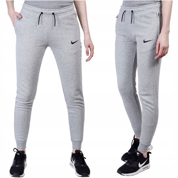 Spodnie damskie Nike Park 20 Fleece jasno szare CW6961 063 rozmiar XL