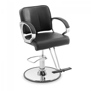 physa Fotel fryzjerski - podnóżek - 50 - 60 cm - 180 kg - czarny PHYSA HOVE BLACK - Meble fryzjerskie - miniaturka - grafika 1