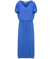 Sukienki - ZWIEWNA Sukienka MAXI z gumką w Pasie-54 - miniaturka - grafika 1