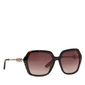 Okulary przeciwsłoneczne - Okulary przeciwsłoneczne Guess GU00267 Brązowy - miniaturka - grafika 1
