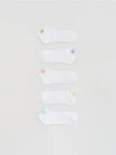 Majtki dla dzieci - Reserved - Skarpetki 5 pack - biały - miniaturka - grafika 1