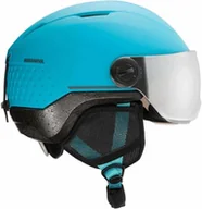 Kaski narciarskie - Rossignol Whoopee Visor Impacts Ski Helmet Blue/Black XS 19/20 - miniaturka - grafika 1