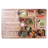 Obrusy i serwetki - Podkładka VEGAN 43,5 x 28 cm wielkolorowy - miniaturka - grafika 1