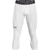 Legginsy - Under Armour Męskie legginsy Ua Hg Armour 3/4, wygodne i wytrzymałe legginsy na siłownię, lekka i elastyczna bielizna termiczna z dopasowaniem kompresyjnym - miniaturka - grafika 1
