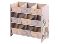 Półki i regały dla dzieci - LIVARNO Regał z 9 wyjmowanymi pudełkami z materiału Jeleń - miniaturka - grafika 1