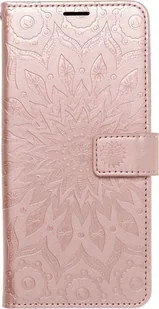 Kabura MEZZO Book do XIAOMI Redmi Note 14 PRO 5G / 14 PRO PLUS 5G mandala złoty róż - Etui i futerały do telefonów - miniaturka - grafika 1