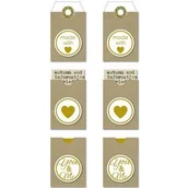 Akcesoria do pakowania - Jak powiedzieć odbiorcy prezentu, że jesteś jego autorem? Dzięki tym kraftowym zawieszkom upominkowym zostaw swoje imię i nazwisko - miniaturka - grafika 1