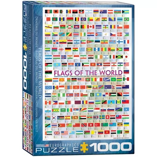 Eurographics Puzzle 1000 Flagi świata 6000-0128 - Puzzle - miniaturka - grafika 1