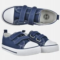Buty dla dziewczynek - TRAMPKI DZIECIĘCE BIG STAR NA RZEP WYGODNE KAPCIE SZKOLNE OO374010 AW24 - miniaturka - grafika 1