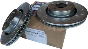 Przednia WIERCONA nacinana tarcza hamulcowa 320mm POWERSTOP Ford Mustang 2015- - Tarcze hamulcowe - miniaturka - grafika 7