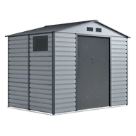 Altany ogrodowe - Domek Na Narzędzia Montreal 9X6 Light Grey - miniaturka - grafika 1