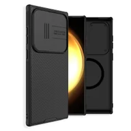 Etui i futerały do telefonów - Etui SAMSUNG GALAXY S24 ULTRA Nillkin CamShield Pro Magnetic czarne - miniaturka - grafika 1
