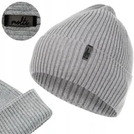 Czapki męskie - Czapka męska na jesień zimę wiosnę BEANIE CIEPŁA zimowa 55-60 - miniaturka - grafika 1