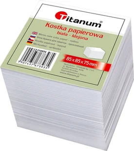 Titanum Kostka Biała Kl Duża - Zeszyty szkolne - miniaturka - grafika 2