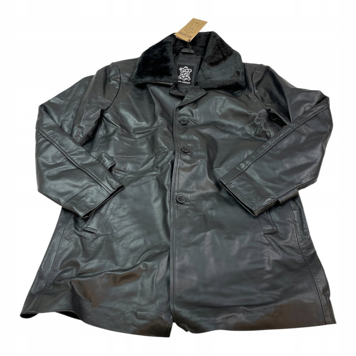 Skórzana kurtka damska ramoneska Real Leather L