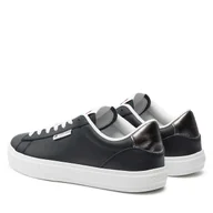 Sneakersy damskie - Sneakersy Tommy Jeans EN0EN02686 Czarny - miniaturka - grafika 1