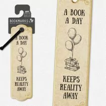 Zakładka Literary - Balony i książki - IF - Zakładki do książek - miniaturka - grafika 1