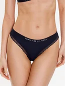 Majtki damskie - Tommy Hilfiger Stringi UW0UW04184 Granatowy - miniaturka - grafika 1