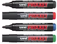 Markery permanentne - Mitsubishi 159151  marker Uni Prockey, okrągła końcówka, 1.5  3 MM, niebieski PM122B - miniaturka - grafika 1
