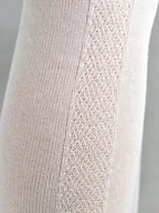 Rajstopy - rajstopy żakardowe, bawełniane, 128/134 , 8/9 lat - miniaturka - grafika 1