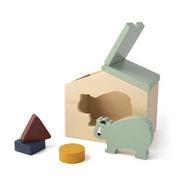 Klocki - Trixie Baby Trixie Baby Mr Polar Bear Drewniany Domek - miniaturka - grafika 1