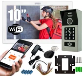 Wideodomofony - Wideodomofon 2 żyłowy 5TECH duży monitor 10& VIRGO/82225 WIFI - miniaturka - grafika 1