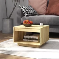 Ławy i stoliki kawowe - vidaXL Stolik kawowy 50x50x33,5 cm drewno sosnowe 808503 - miniaturka - grafika 1