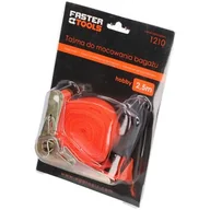 Akcesoria motoryzacyjne - Taśma do mocowania bagażu 2,5 m FASTER TOOLS - miniaturka - grafika 1