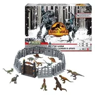 Figurki kolekcjonerskie - Jurassic World Domino, Kalendarz Adwentowy, zestaw figurek i klatka dla dinozaurów, mattel - miniaturka - grafika 1