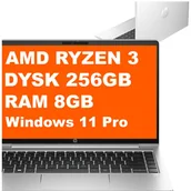 Laptopy - HP ProBook 445 G10 / 70Z72AV / Ryzen 3 / 8GB / 256GB / Radeon / FullHD / Dotyk / Win 11 Pro / Srebrny - miniaturka - grafika 1