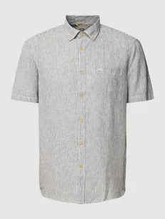 Koszula casualowa ze wzorem w paski i kołnierzykiem typu button down - Koszule męskie - miniaturka - grafika 1