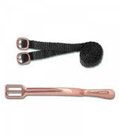 Akcesoria jeździeckie - Waldhausen Ostrogi z paskami ROSE GOLD - miniaturka - grafika 1