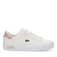 Buty trekkingowe damskie - Buty Dziecko Lacoste Powercourt biały - miniaturka - grafika 1