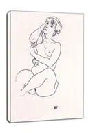Obrazy i zdjęcia na płótnie - Nude, Egon Schiele - obraz na płótnie Wymiar do wyboru: 20x30 cm - miniaturka - grafika 1