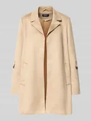 Kurtki damskie - Płaszcz o kroju regular fit z efektem weluru model ‘JOLINE’ - miniaturka - grafika 1