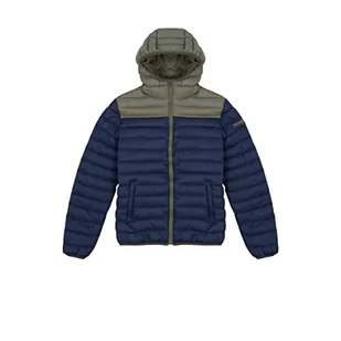 Wrangler Męska kurtka puchowa, granatowa, XL - Kurtki męskie - miniaturka - grafika 1