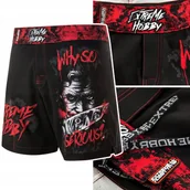 Kimona, stroje i obuwie - Krótkie Spodenki Męskie Extreme Hobby Why So Serious Czarne R. Xl - miniaturka - grafika 1
