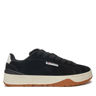 Sneakersy Tommy Jeans Skate EN0EN02677 Czarny - Sneakersy damskie - miniaturka - grafika 1