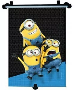 Kaufmann Roletka przeciwsłoneczna Minionki MNSAA110 - Akcesoria do fotelików - miniaturka - grafika 1