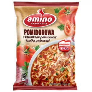 Amino - Zupa błyskawiczna pomidorowa - Dania w proszku - miniaturka - grafika 1