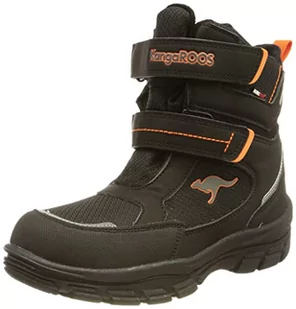 KangaROOS K-Leno Kibo RTX buty dziecięce, uniseks, Jet Black Flame, 38 EU - Buty dla dziewczynek - miniaturka - grafika 1