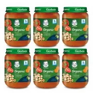 Dania dla dzieci - Gerber Organic Obiadek jarzynki z indykiem w pomidorach dla niemowląt po 6 miesiącu Zestaw 6 x 190 g Bio - miniaturka - grafika 1