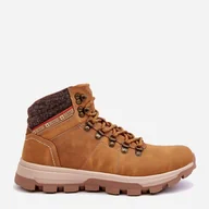 Buty trekkingowe męskie - Zimowe buty trekkingowe męskie wysokie Big Star KK174217 43 Camel (5900714583293) - miniaturka - grafika 1