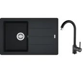 Zlewozmywaki z baterią - Franke BFG 611-78 Onyx + bateria Pola Onyx - miniaturka - grafika 1