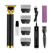 Trymery - Maszynka do strzyżenia trymer T9 czarny - miniaturka - grafika 1