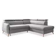 Narożniki - Jasnoszary narożnik rozkładany Miuform Sweet Harmony L, prawostronny - miniaturka - grafika 1